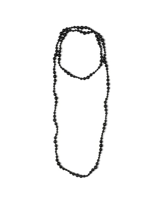 Neeka Studios White Halskette Mit Perlen