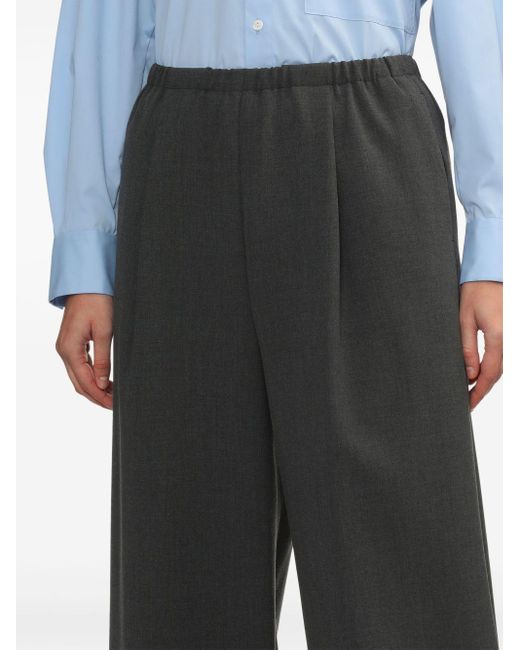 Enfold Wide-Leg Trousers in Grey | Lyst UK