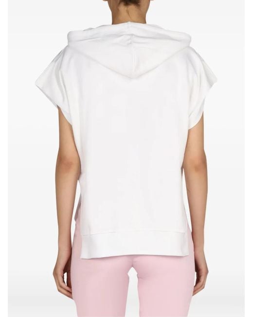 Department 5 White Hooded Short-Sleeve Hoodie