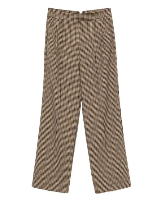 Aniye By Check-print Trousers Gray