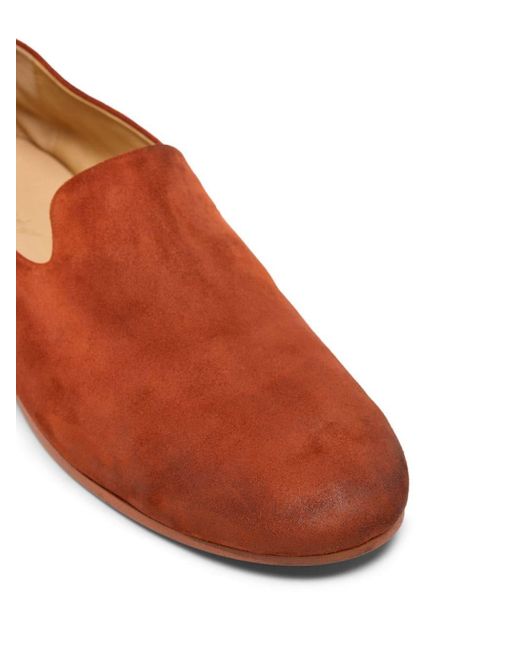 Marsèll Brown Steccoblocco Slip-on Suede Loafers for men