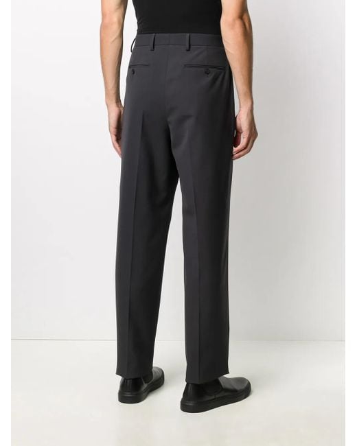 Valentino Garavani Gray Belted Tailored Cut Trousers for men