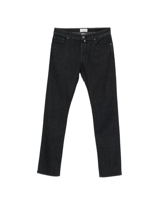 Jacob Cohen Black Jean À Poches Multiples for men