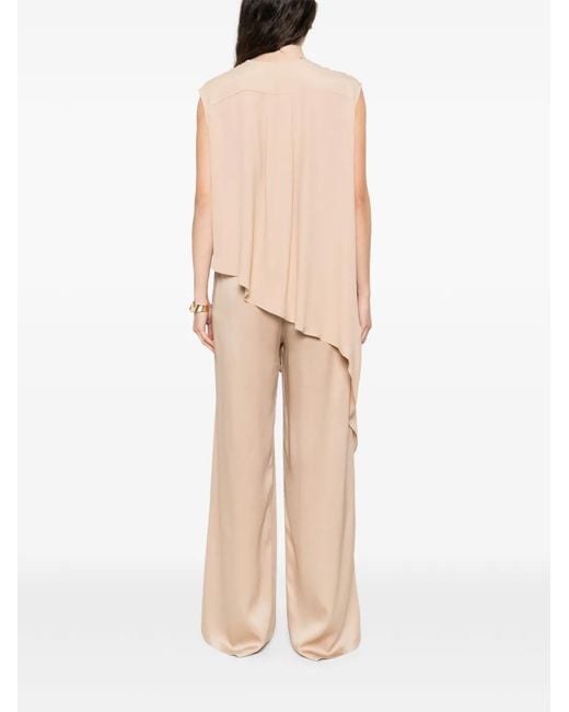 Fabiana Filippi White Asymmetric Blouse