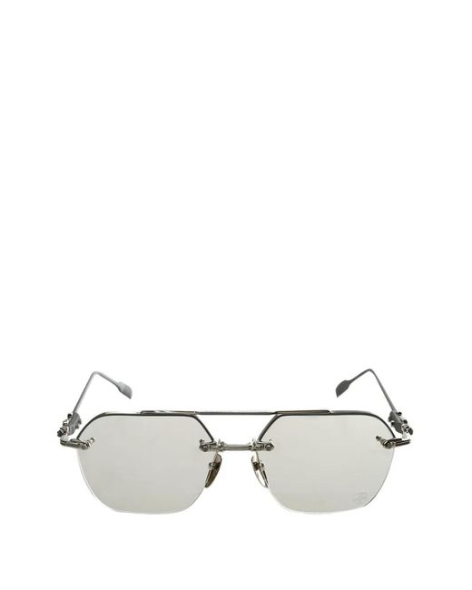 Chrome Hearts Metallic Pilot-Frame Sunglasses