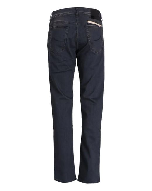 Jacob Cohen Blue Cotton Jeans for men