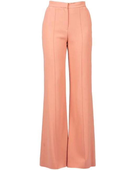 Elie Saab Pink Cady Trousers
