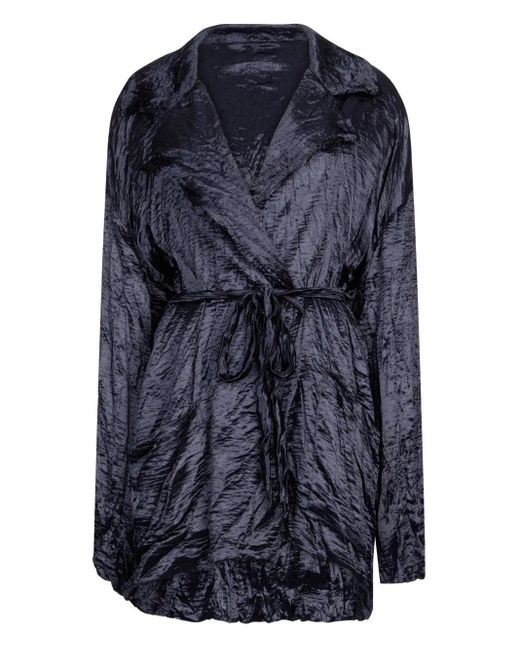 Roberto Cavalli Blue Asymmetric Dress