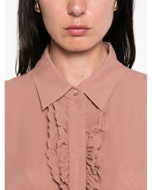Dorothee Schumacher ラッフル シャツ Pink