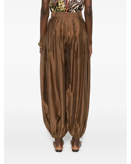 Thelatest Brown Dilan Balloon Trousers