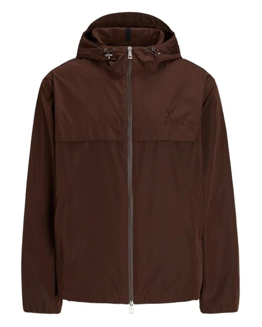 Polo Ralph Lauren Brown Lightweight Hooded Jacket for men