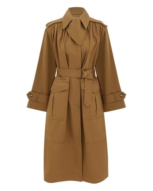 Gabardina Con Cinturón Zimmermann de color Natural