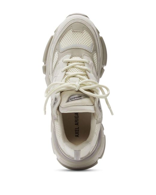 Axel Arigato White Sphere Panelled Lace-up Trainers