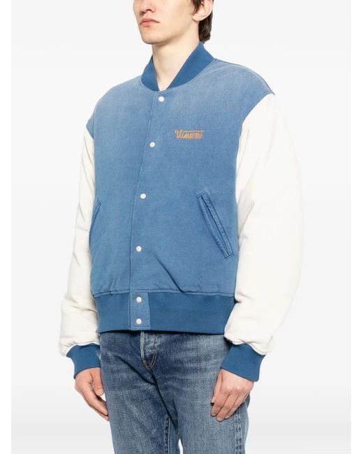 Visvim Blue Varsity Era Down Jacket for men