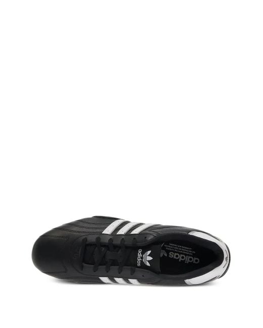 メンズ Adidas Adiracer スリーストライプ レザースニーカー Black