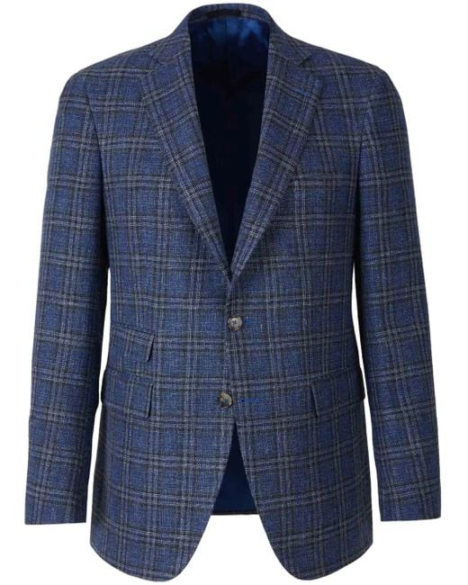 SCABAL® Blue Checked Blazer for men