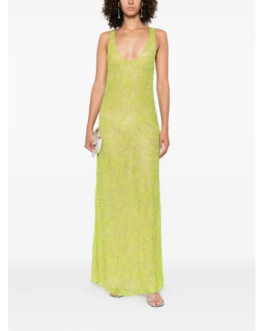 Roberta Einer Green Roma Maxi Dress