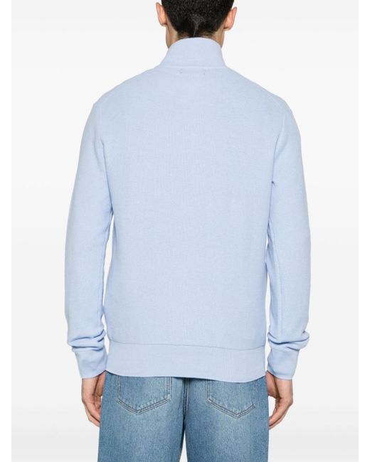 Polo Ralph Lauren Pullover mit kurzem Reißverschluss in Blue für Herren