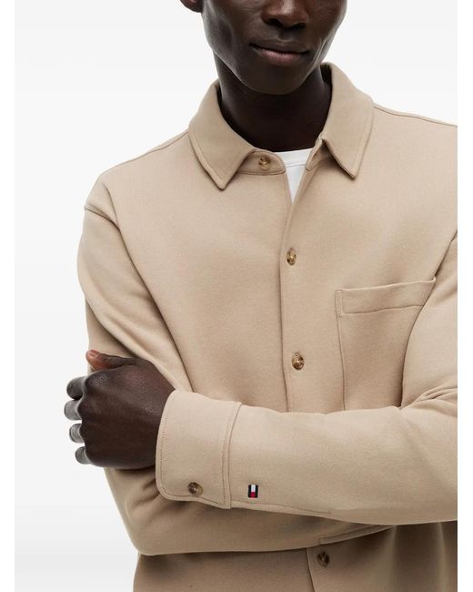 Tommy Hilfiger Natural Button-Up Chest-Pocket Jacket for men