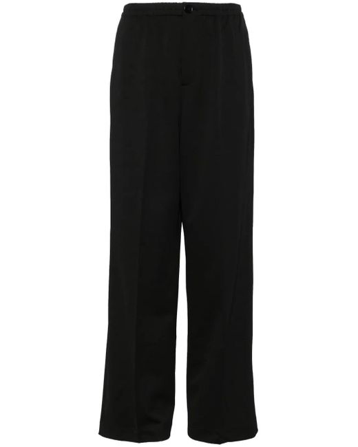 B+ AB Black Tailored Wide-Leg Viscose Pants