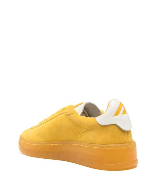 Autry Yellow Sneakers