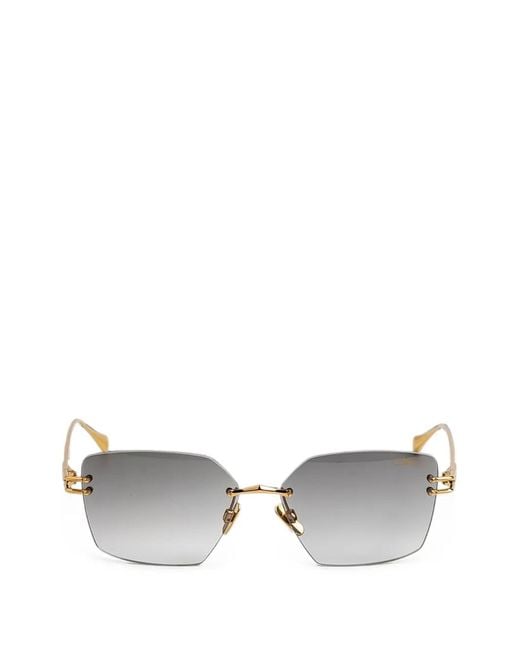 Cazal Metallic 9511 Rimless Sunglasses