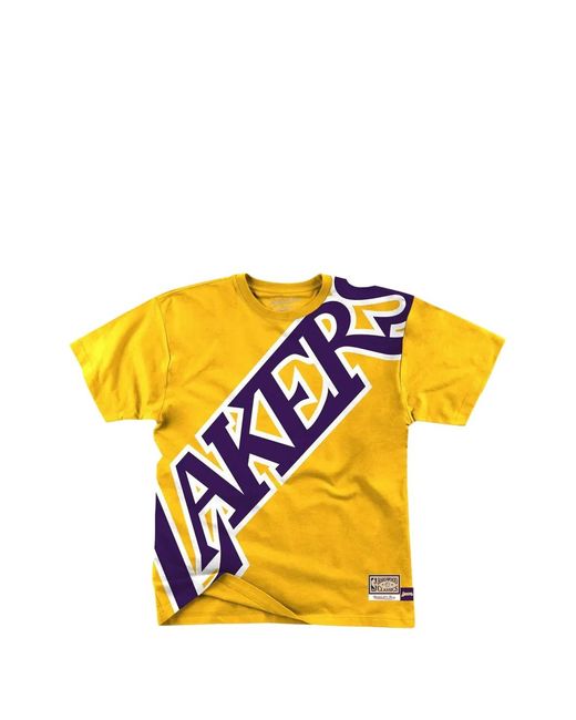 Mitchell & Ness Yellow Short-Sleeve T-Shirt for men