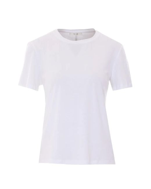 The Row White Wesler Cotton T-Shirt