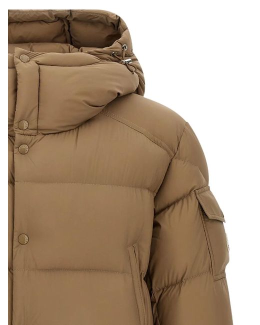 Moncler Gewatteerde Jas Met Capuchon in het Green voor heren