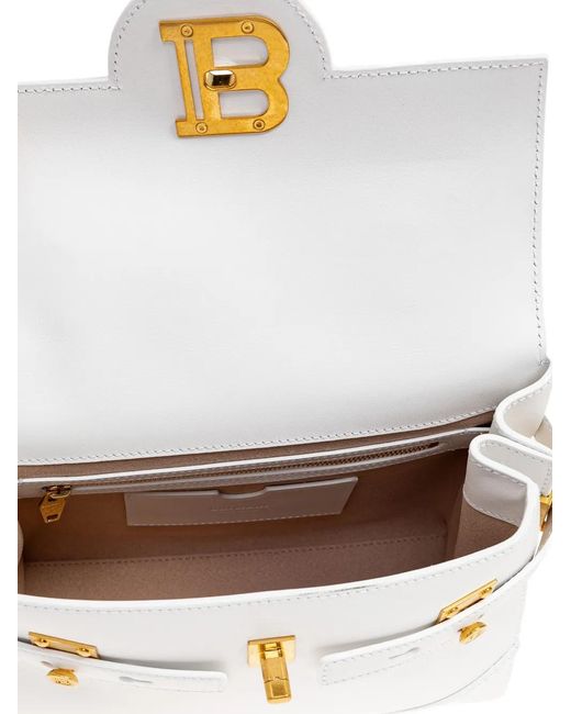 Balmain White Sac À Main 23 B-Buzz