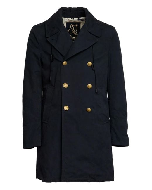 Manteau À Boutonnière Croisée Genova Sealup pour homme en coloris Blue