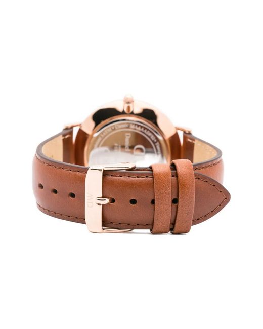 Daniel Wellington White Multi-Eye St Mawes-Leather-Strap 40Mm for men