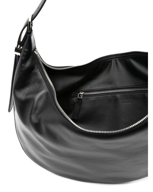 Marni Black Leather Shoulder Bag