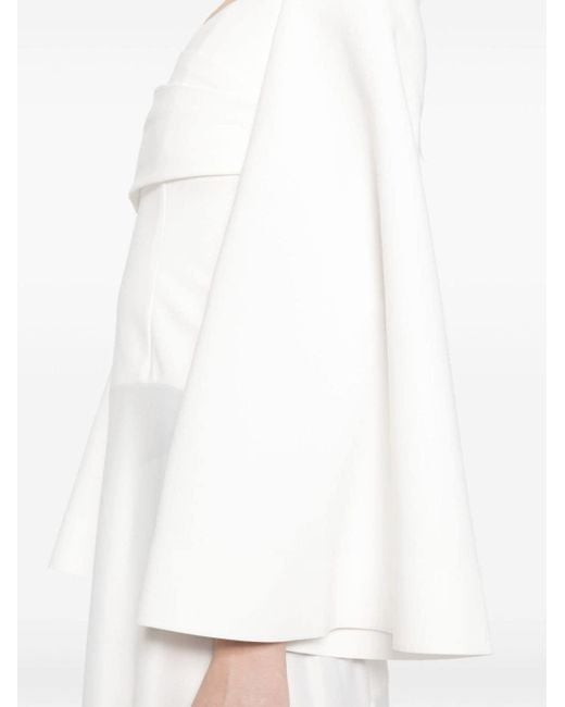 Solace London White The Rina Off-shoulder Gown