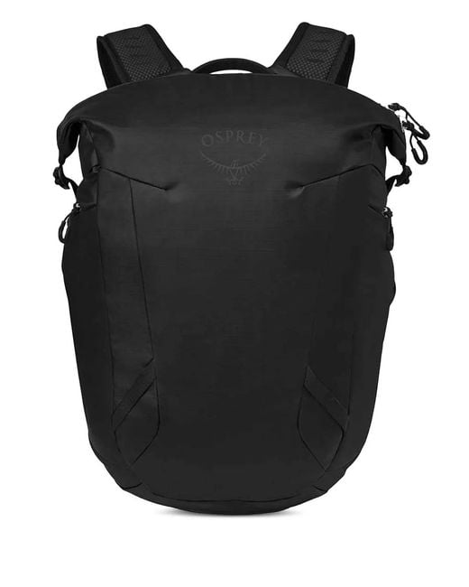 Osprey Black Logo-Print Backpack for men