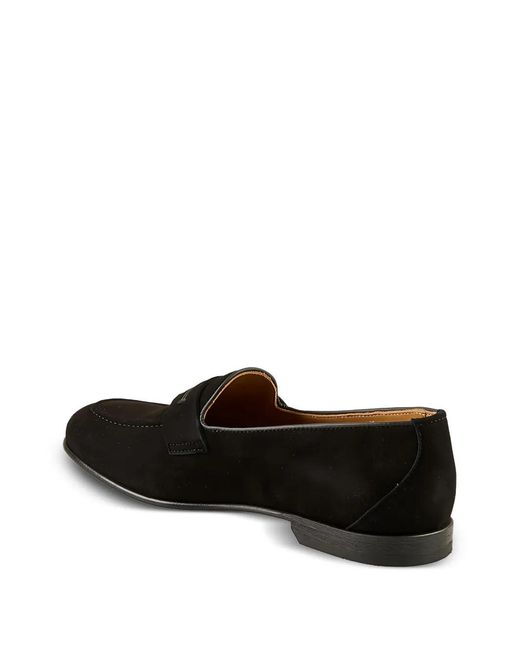 STURLINI FIRENZE Black Penny-Slot Loafers for men