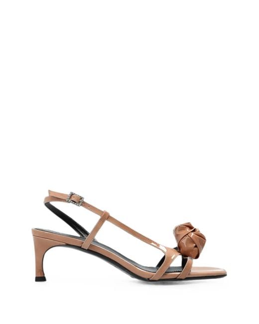 ROTATE BIRGER CHRISTENSEN Multicolor Rose-Detail Buckle-Fastening Sandals