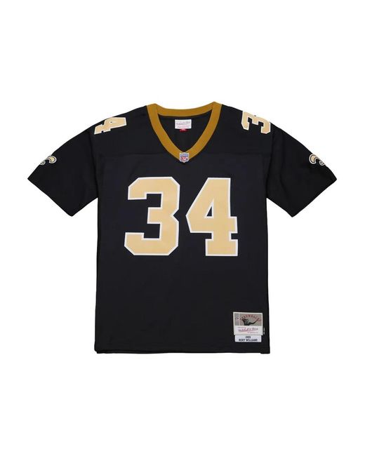 Mitchell & Ness Black X Nfl New Orleans Saints 1999 Ricky Williams T-Shirt for men