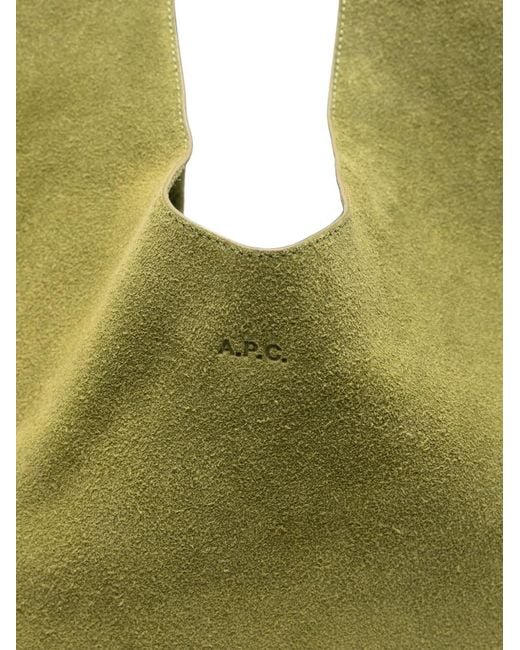 A.P.C. Green Neige Clou Shoulder Bag
