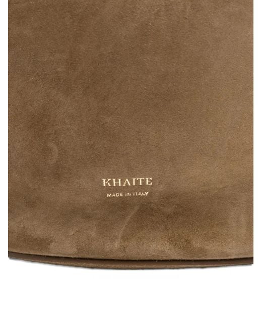 Khaite レザーショルダーバッグ Brown