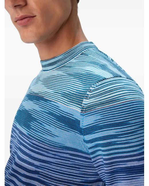 メンズ Missoni ストライプ セーター Blue