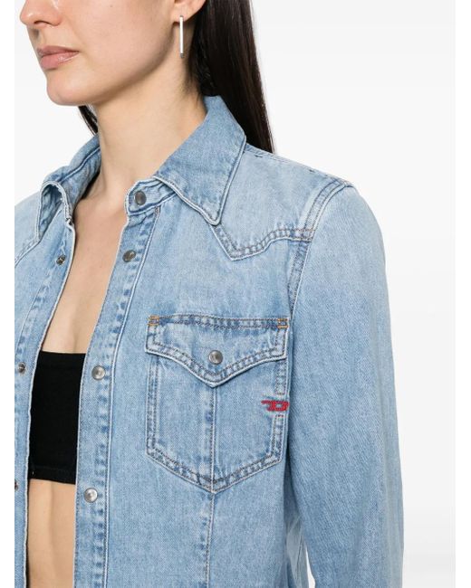 DIESEL Blue De Waves Shirt