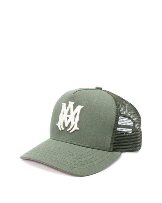 Amiri Green Embroidered-Logo Baseball Cap for men