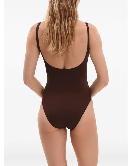 Eres Brown Asia Tank Swimsuit