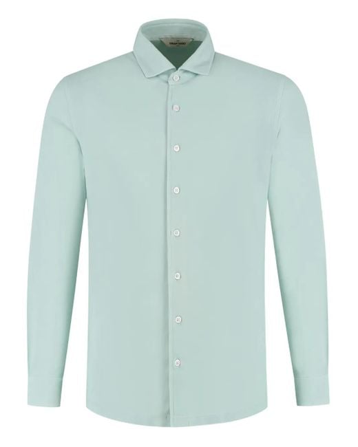 Gran Sasso Green Long-Sleeve Shirt for men