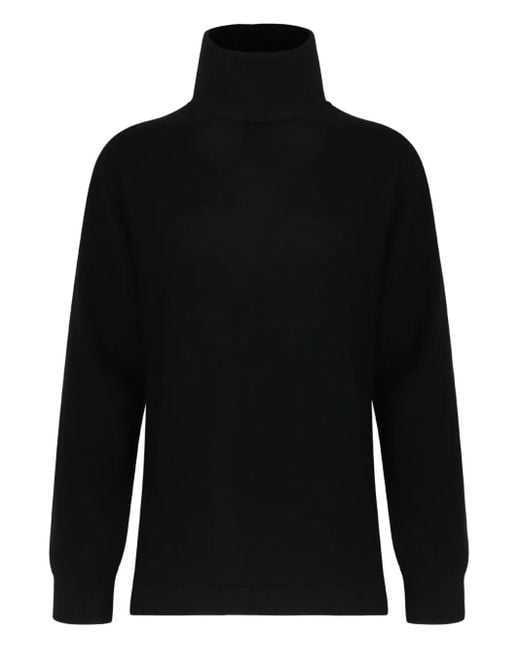 P.A.R.O.S.H. Black Roll-Neck Sweater