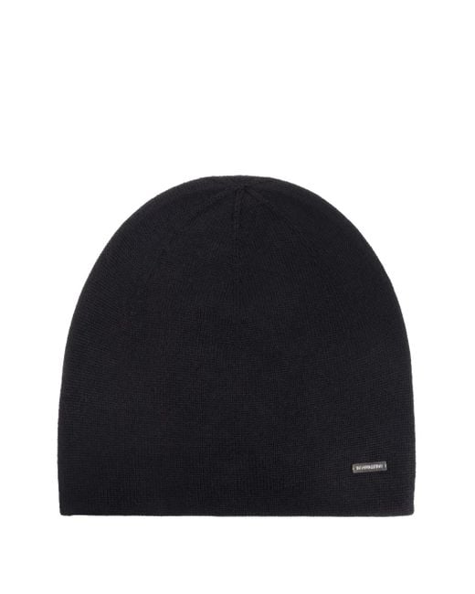 DSquared² Blue Ribbed Beanie for men