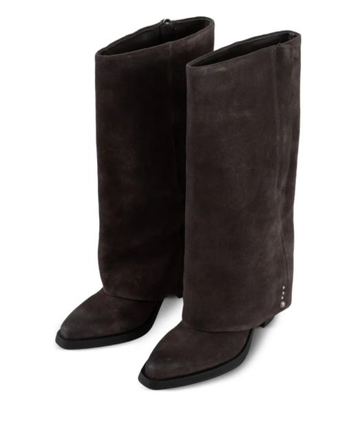 Ash Black 85Mm Jackson Zip Boots