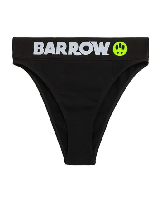 Barrow Drie Hoog Uitgesneden Slips Met Logoprint in het Black