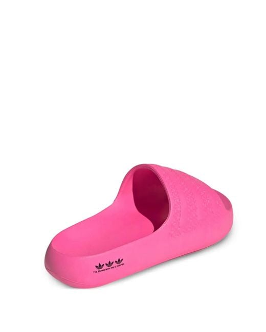 Adidas Pink Adilette Ayoon Textured Slides